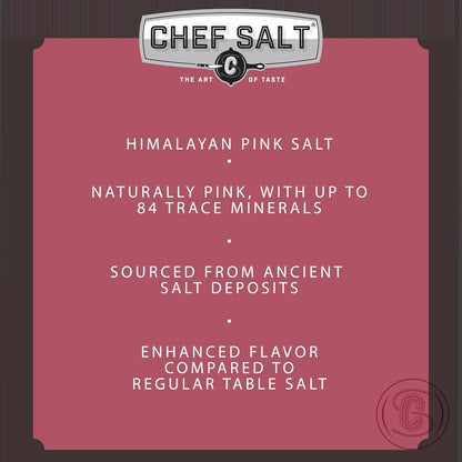 Himalayan Pink Salt - 3lb CHEF Bag - COARSE GRAIN